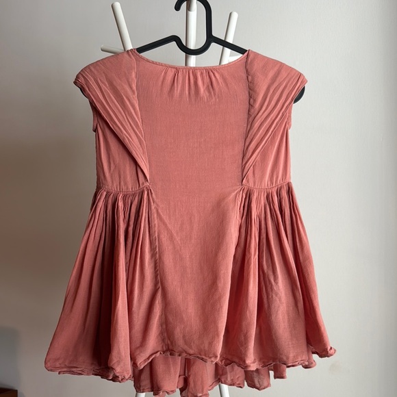 Tia Cibani Flowy Pink Sleeveless girls dress with hoodie